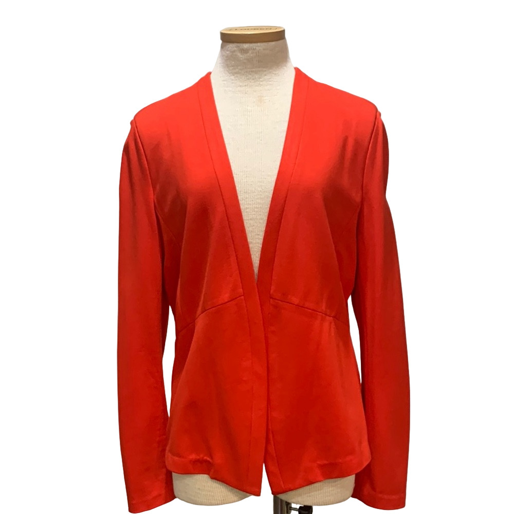 Tart Collections sz L red orange blazer/jacket